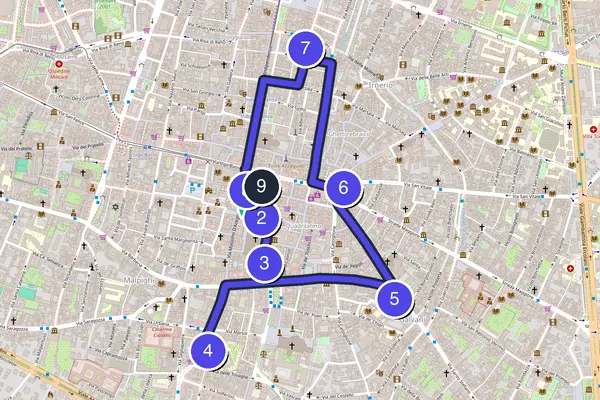 Bologna Walking Tour Map