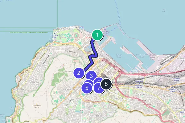 Cape Town Walking Tour Map