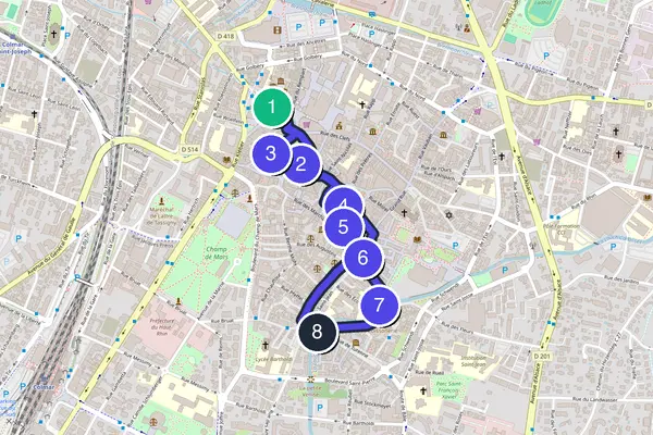 Colmar Walking Tour Map