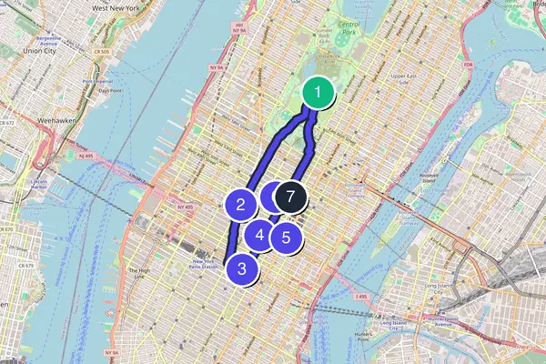 New York Walking Tour Map