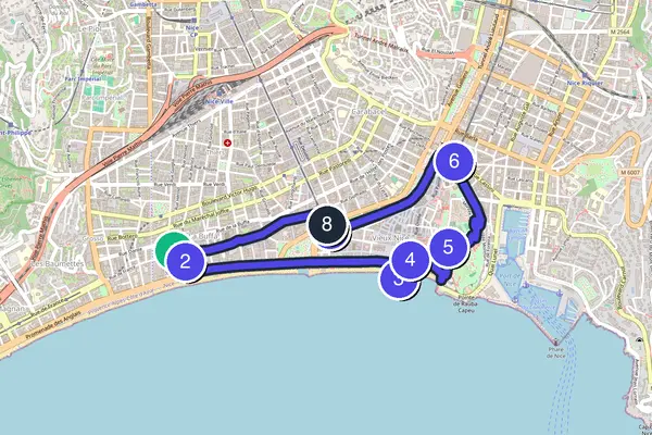 Nice Walking Tour Map