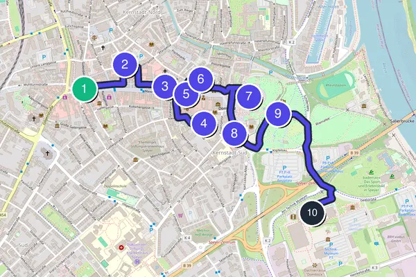 Speyer Walking Tour Map