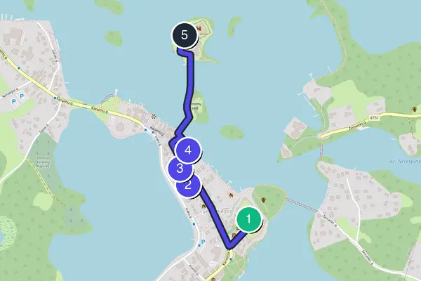 Trakai Walking Tour Map
